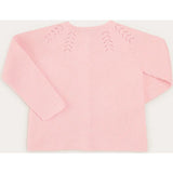 Openwork Cardigan In Pink (6mths-10yrs)