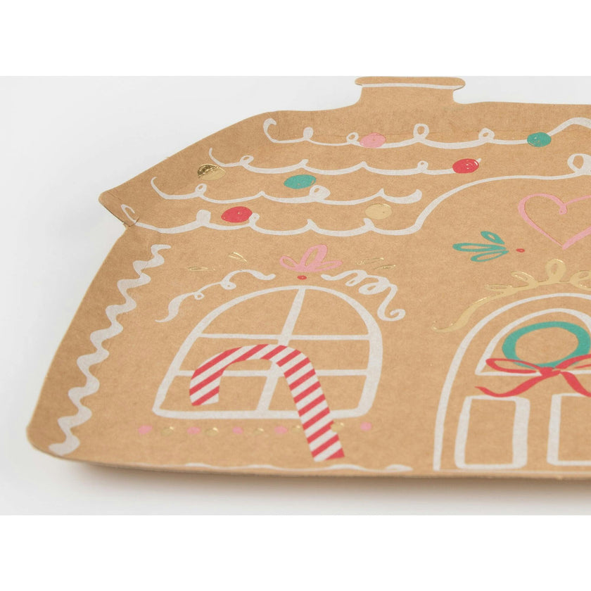 Gingerbread House Plates