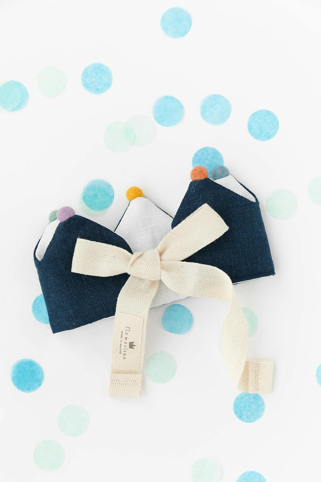 Navy Custom Birthday Crown