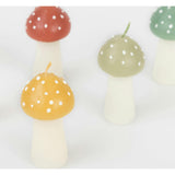 Rustic Mini Mushroom Candles