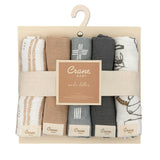Ezra Woodland Animal Cotton Washcloth (Set of 5)