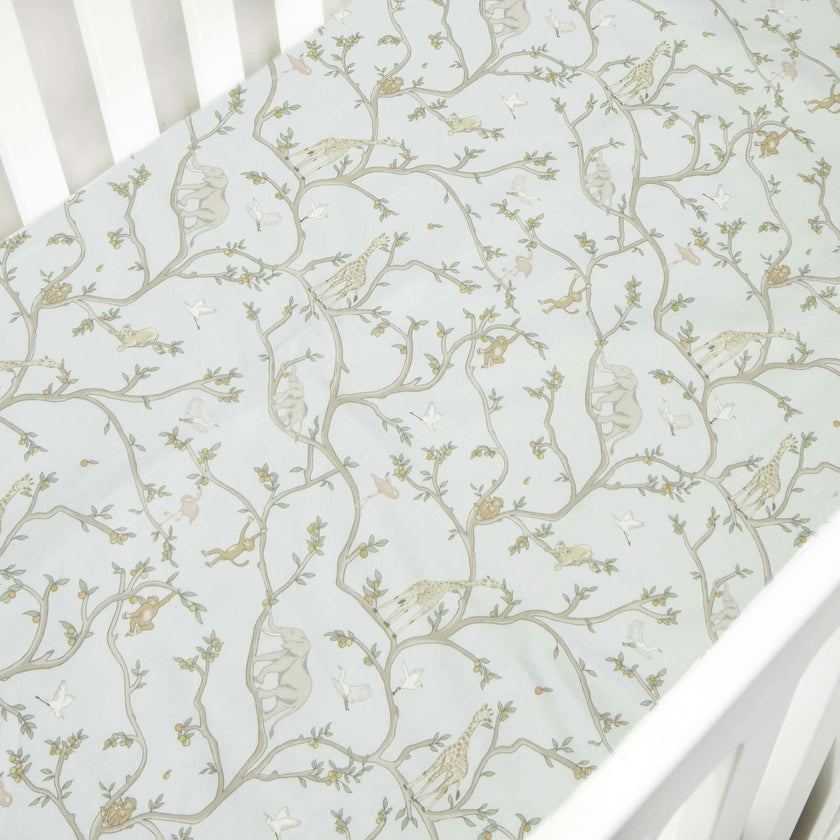 Animal Parade Crib Sheet