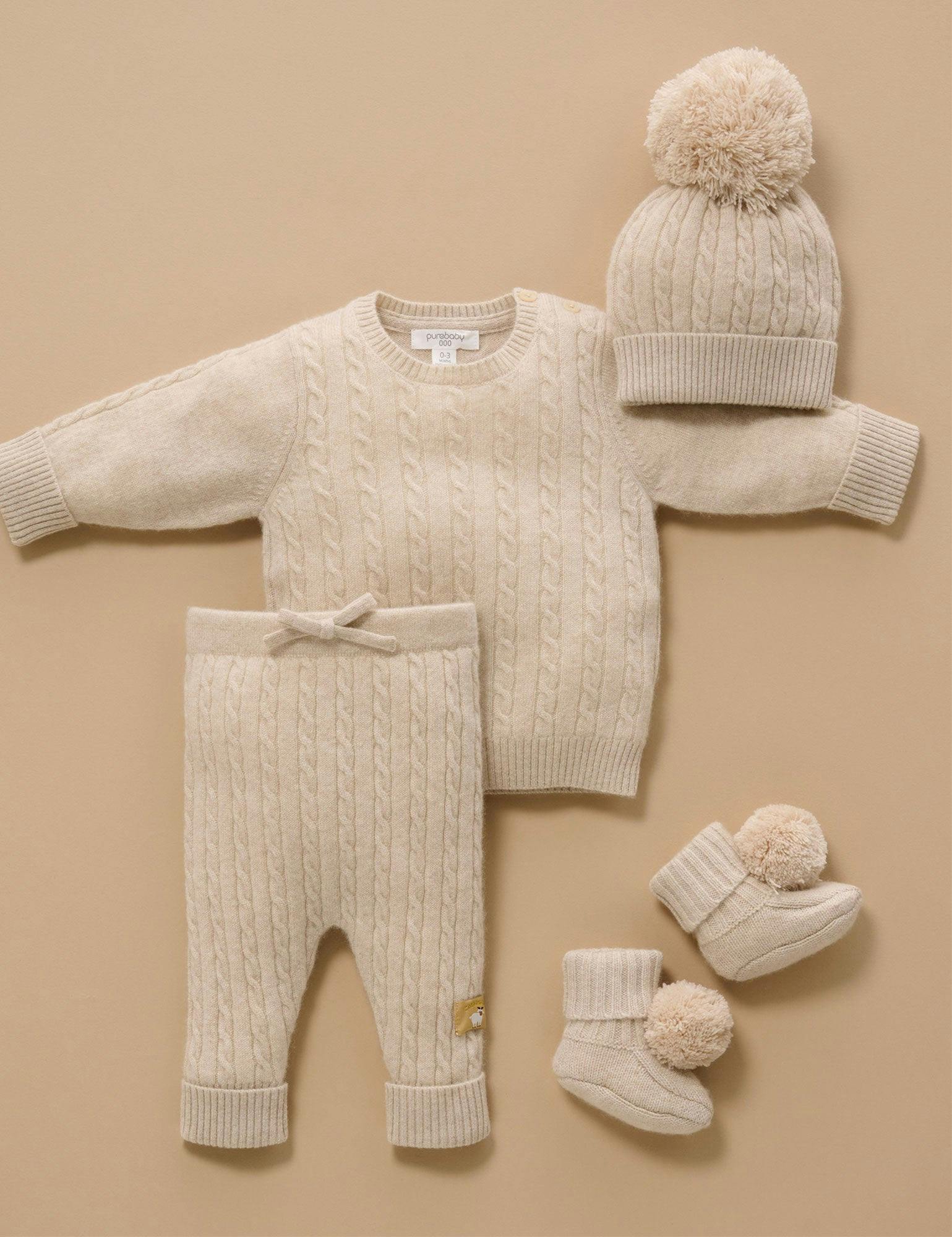 Cashmere Leggings Camel Melange