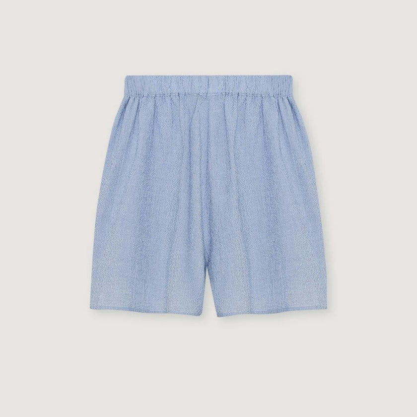 Cloe Woman Short Summer Midnight Pinstripes