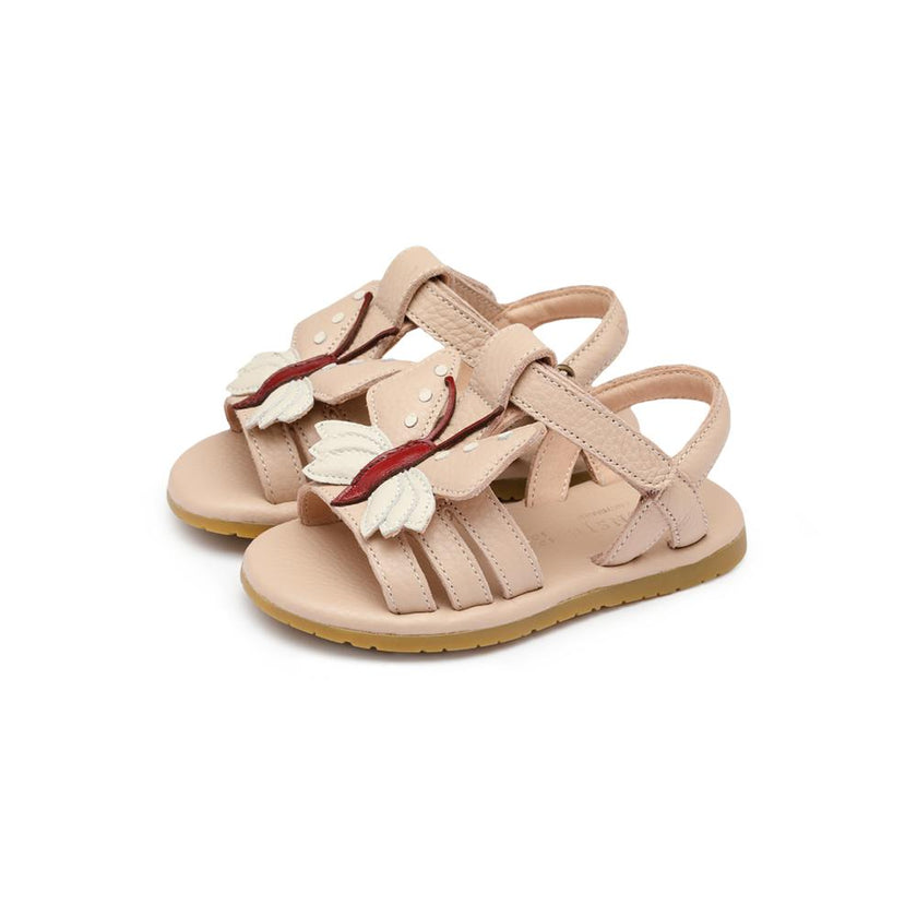 Jiles Sky Sandals | Butterfly | Light Rose Leather
