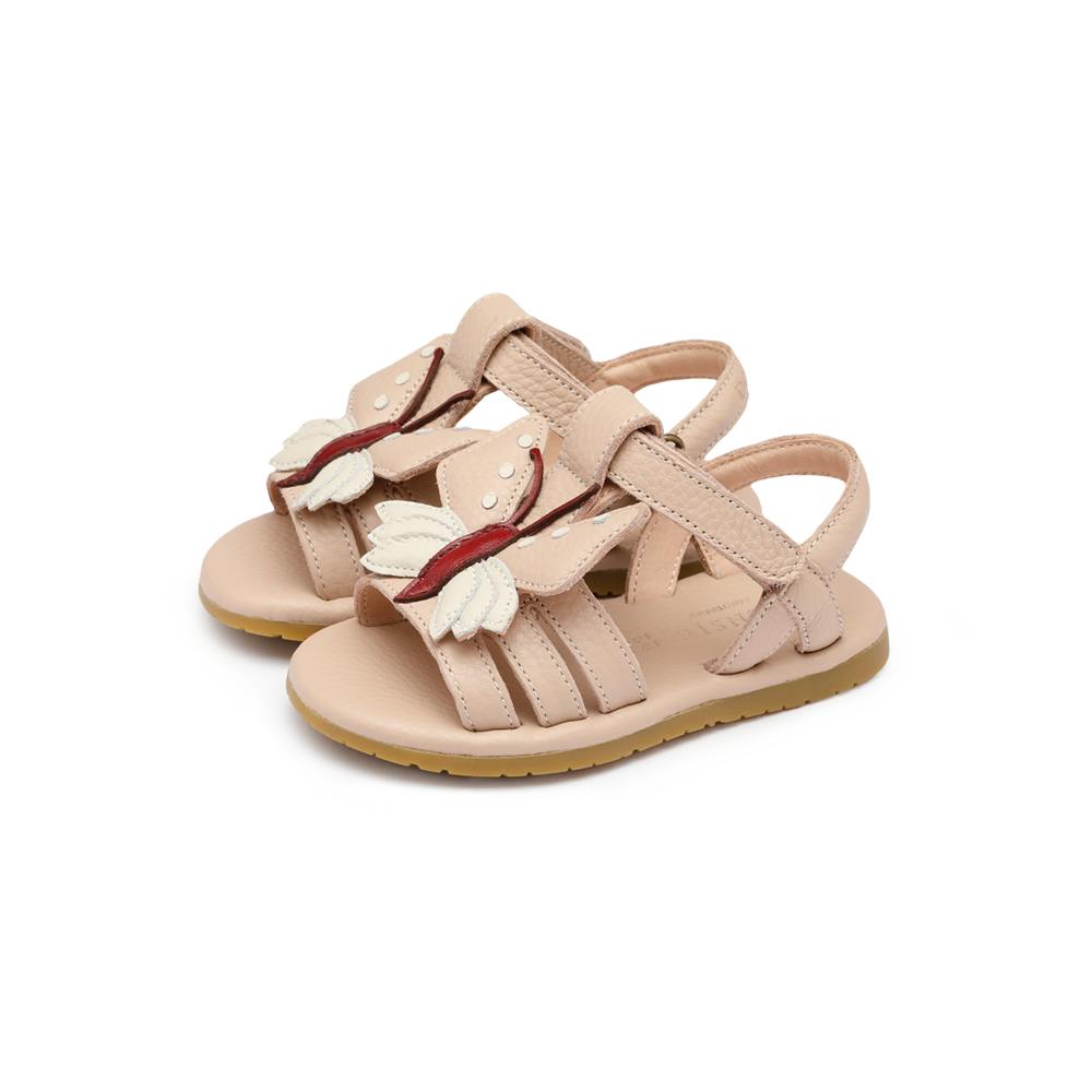 Jiles Sky Sandals | Butterfly | Light Rose Leather