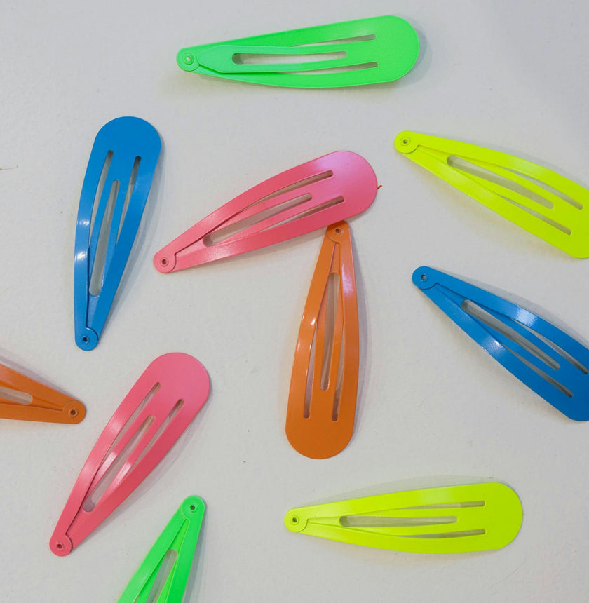 NEON SNAP CLIPS (PACKS OF 10)