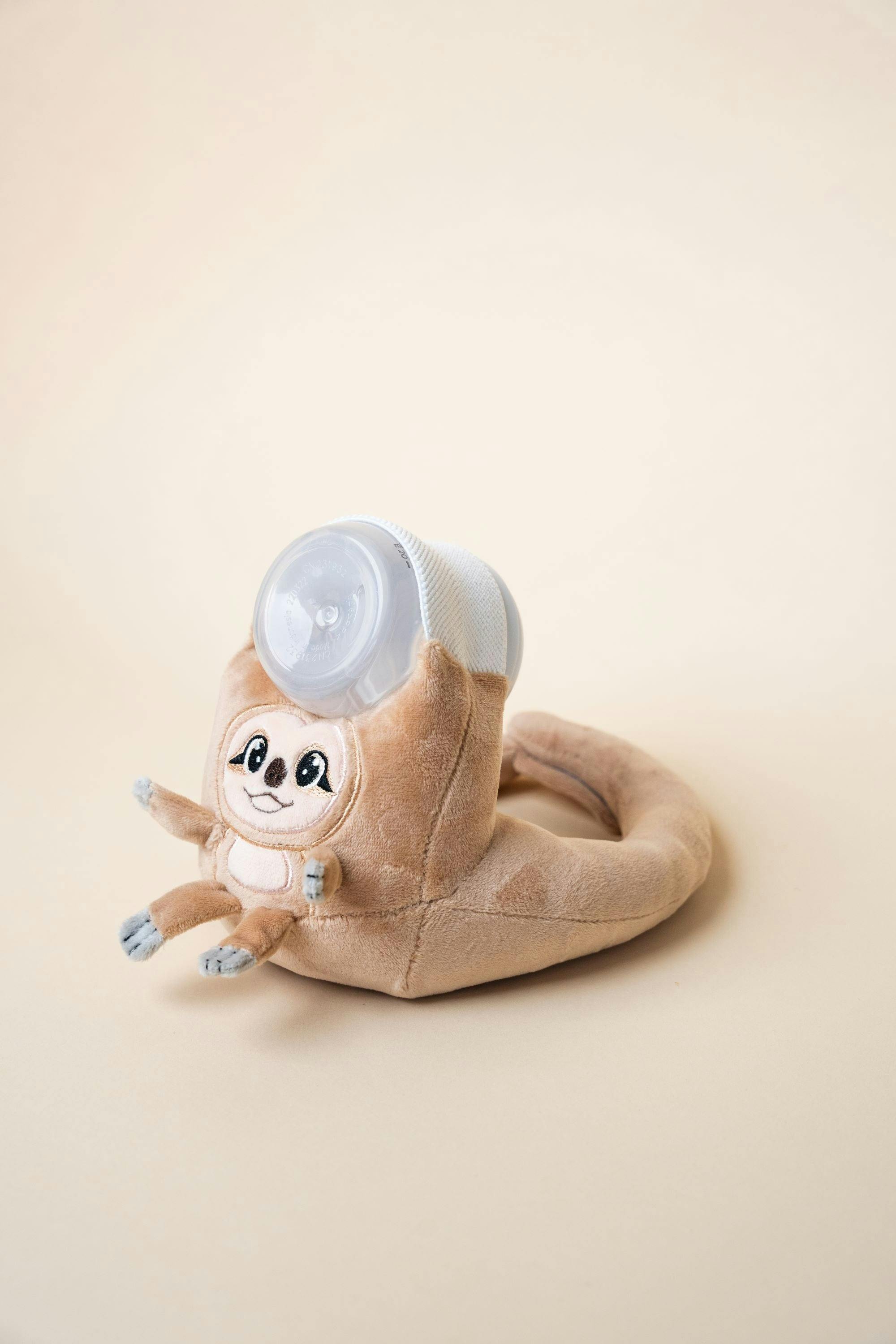 Baby Bottle Pillow Holder For Parents - Sloth