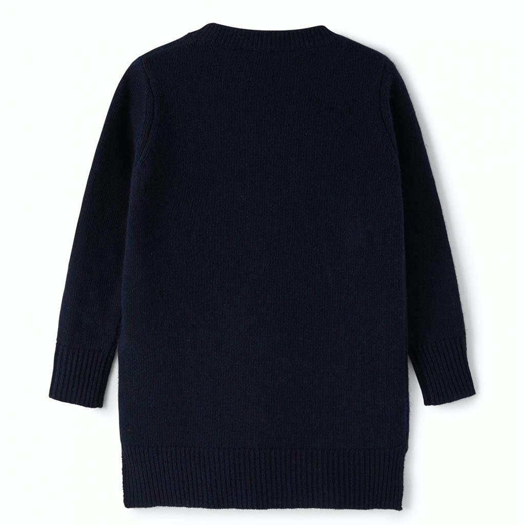 Navy Long Sleeve Dress