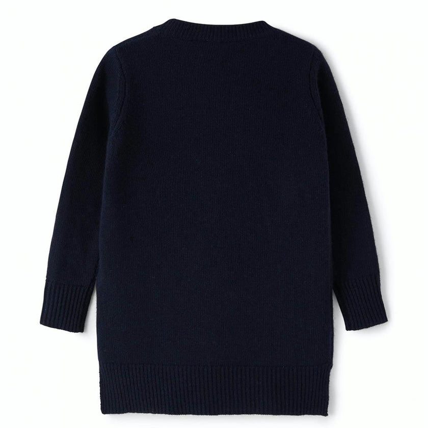 Navy Long Sleeve Dress