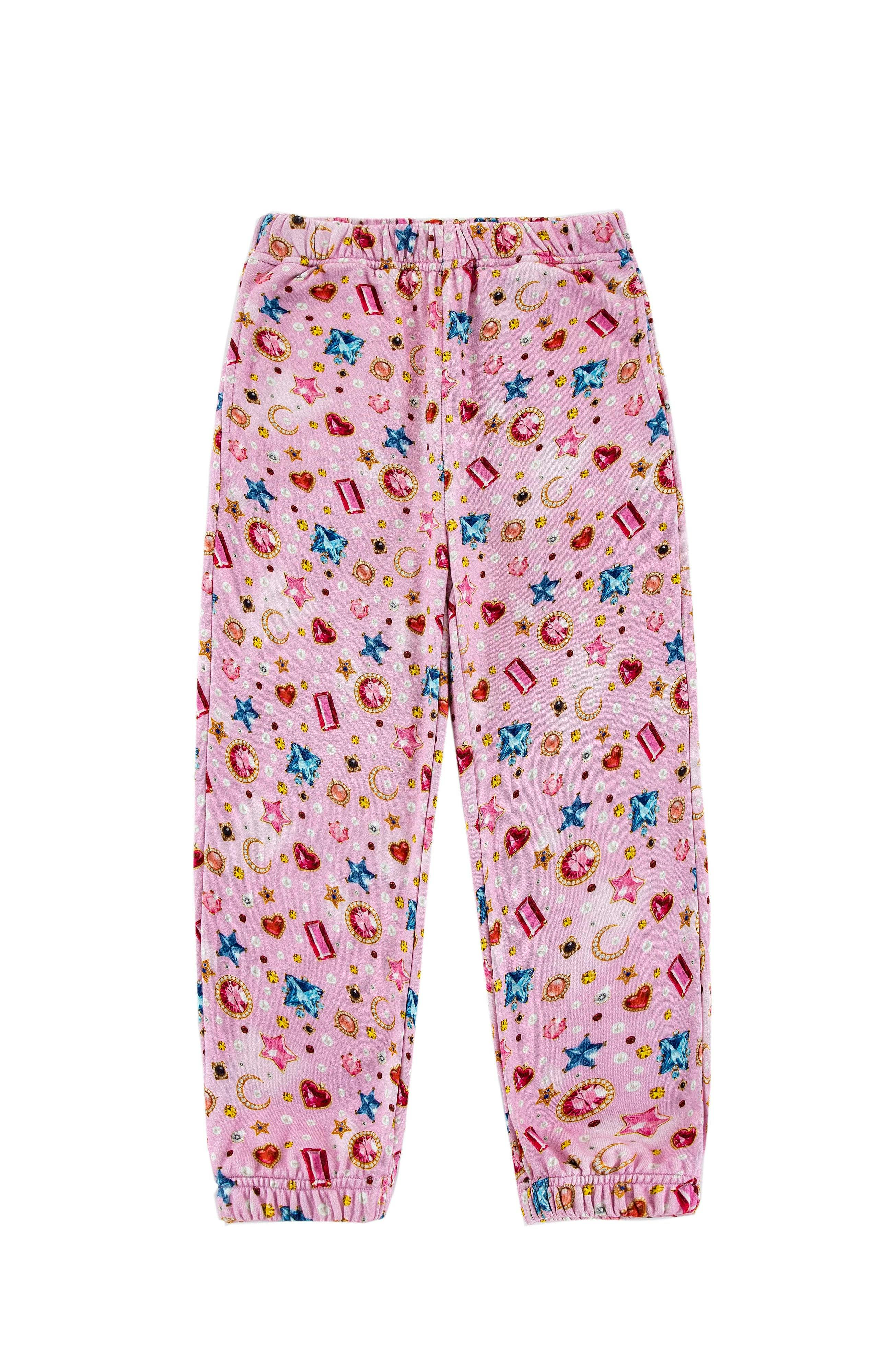Soft Fleece Jogger, Gems and Pearls