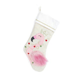 Festive Flamingo Stocking