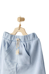 Blue Shorts Dino Pocket T-Shirt Outfit