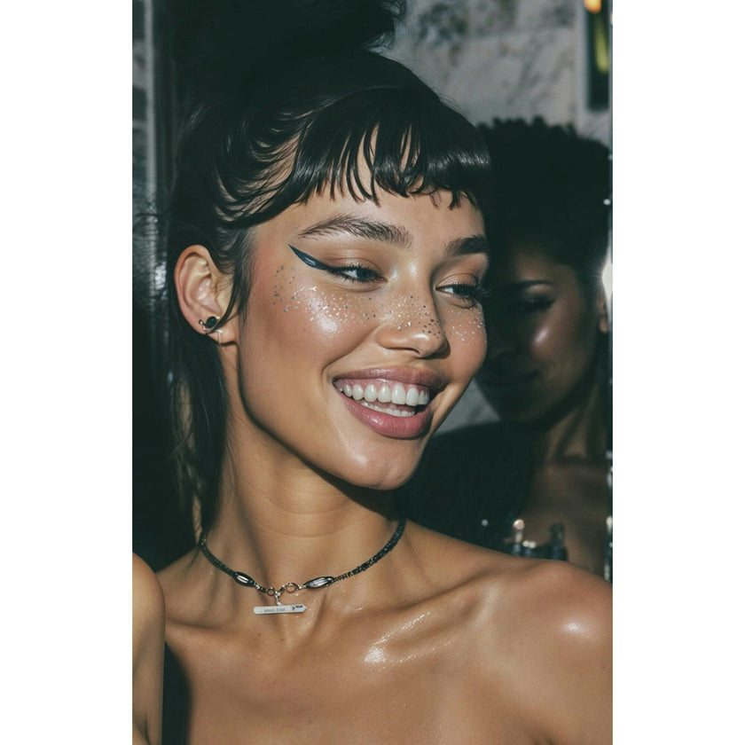 Silver Glitter Freckles Makeup Patches