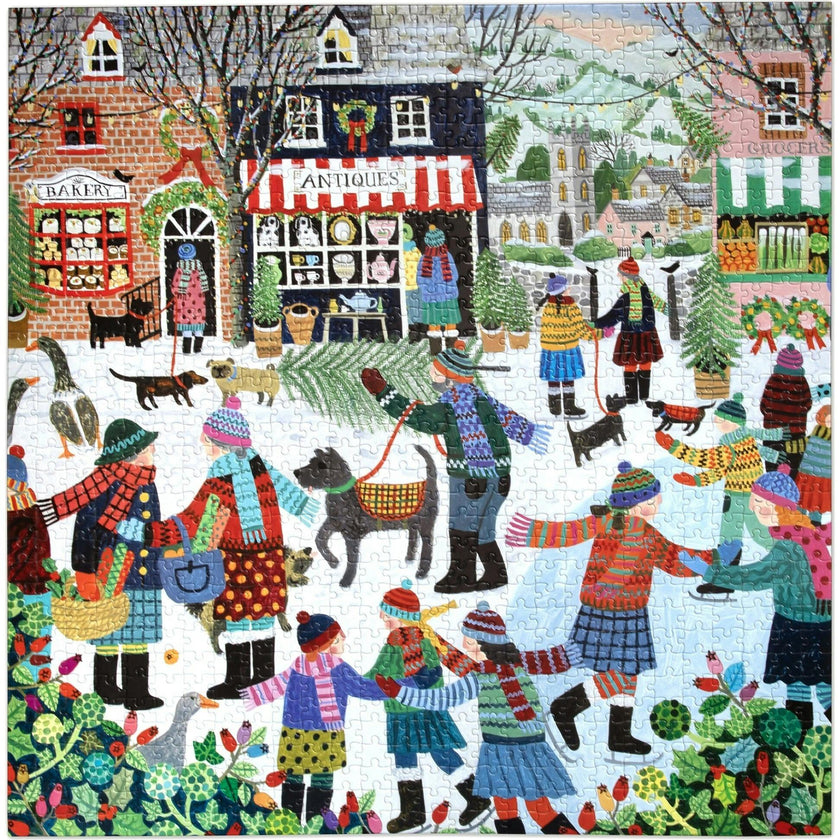 Piece & Love: Christmas in the Square - 1000 pc Puzzle
