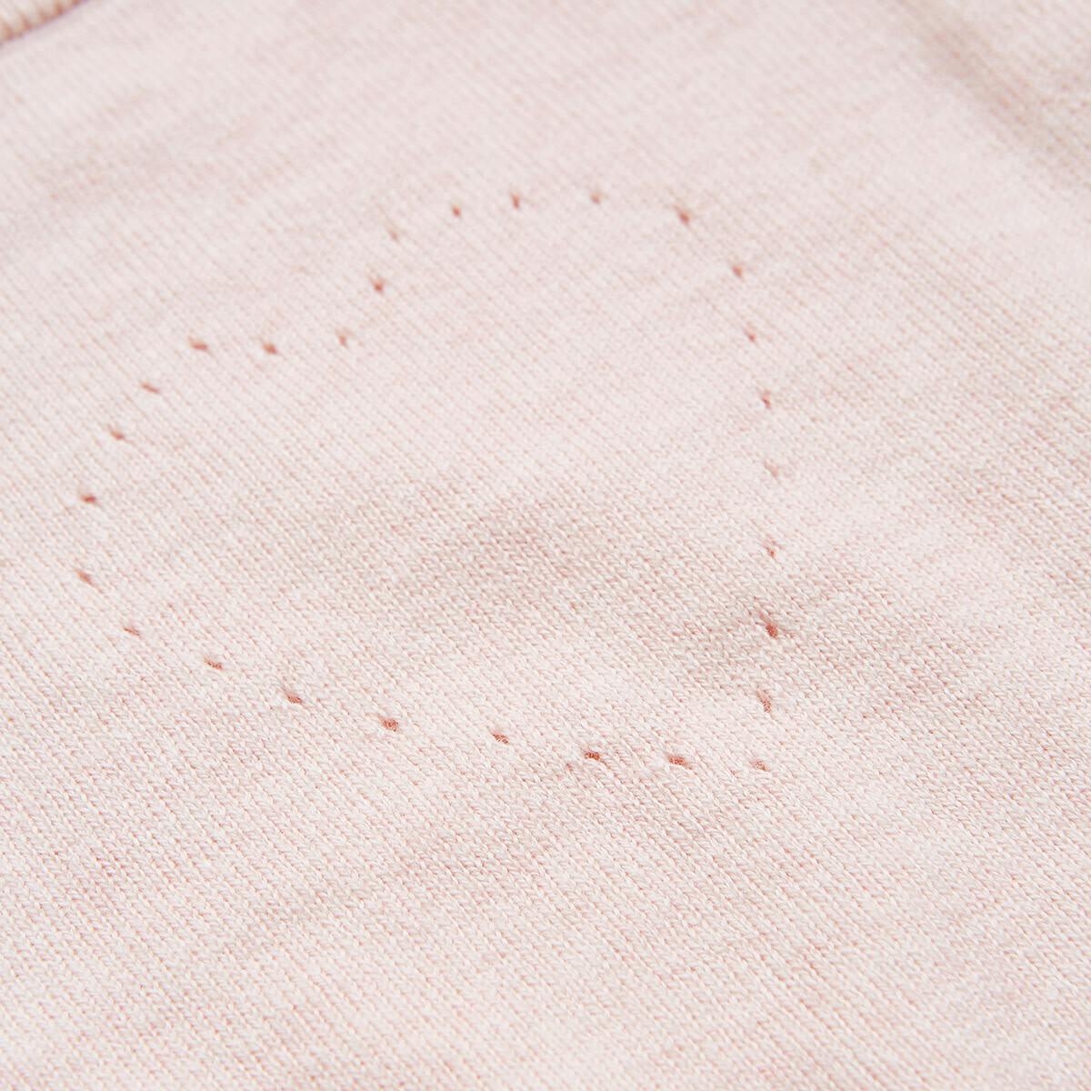 Pointelle Heart Crawler Set - Pink
