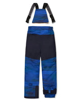 Two Piece Play Snowsuit Navy Blue and Orange with Blue Pants