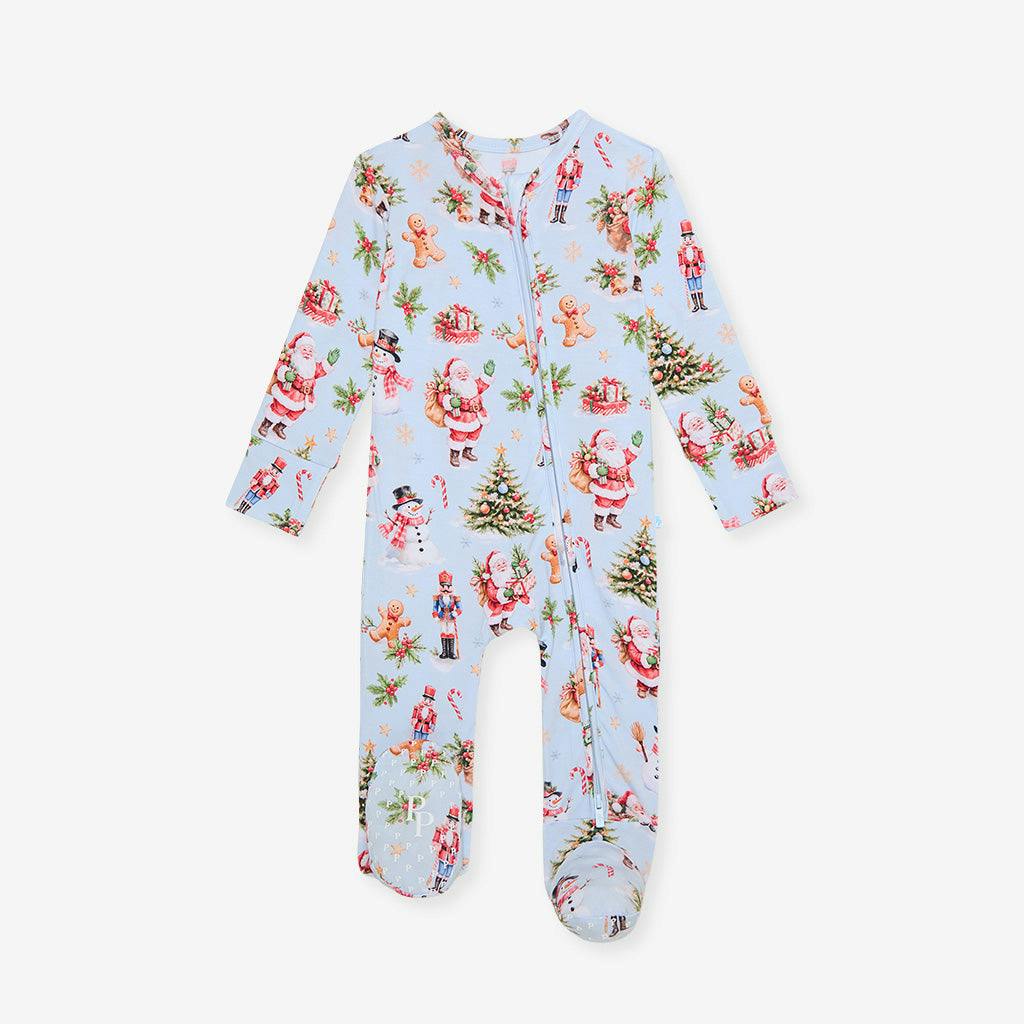 Saint Nicolas Footie Zippered One Piece