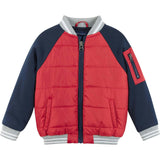 Mixed-Media Light Weight Bomber Jacket