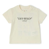 Beige Multilogo T‑Shirt