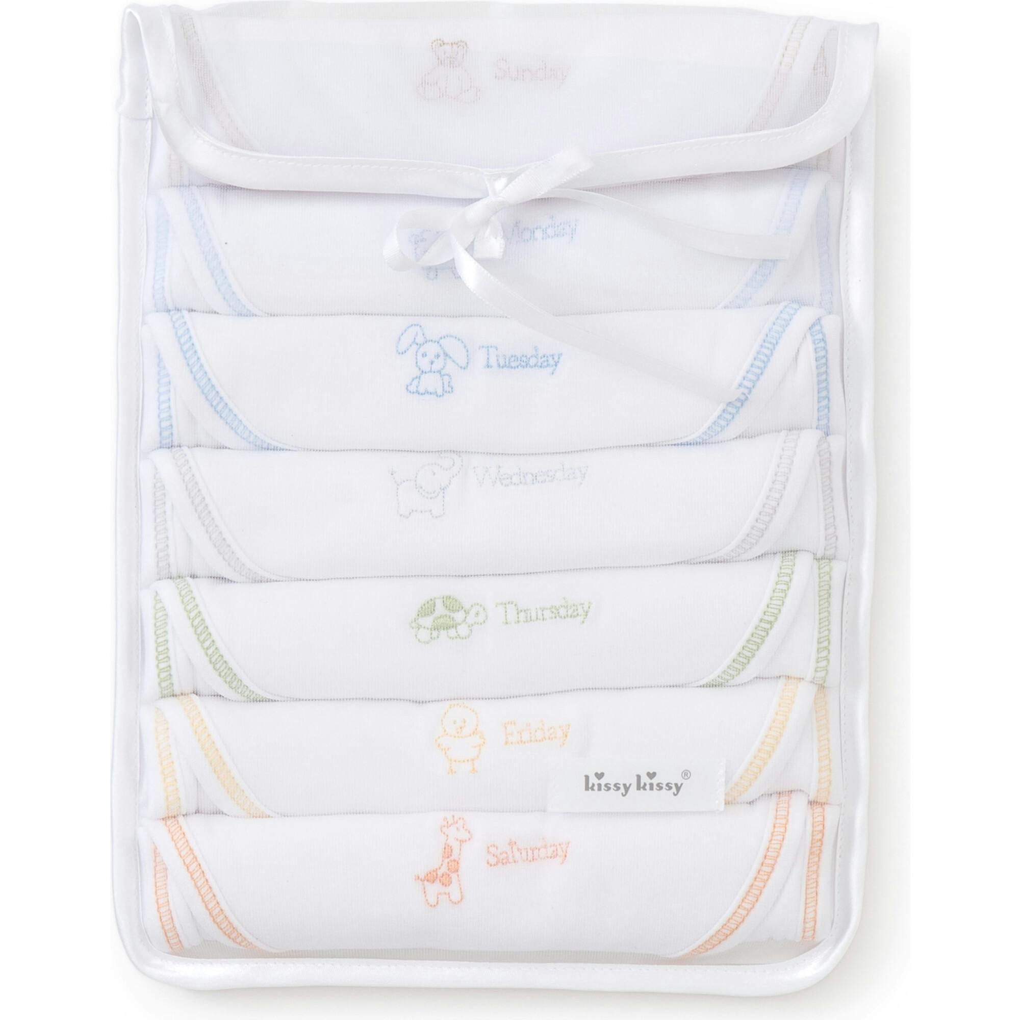 Boys Days of the Week Bibs Set