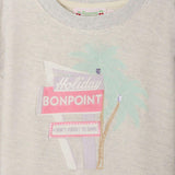 BONPOINT Tayla Palm Sweatshirt - Gris Chine
