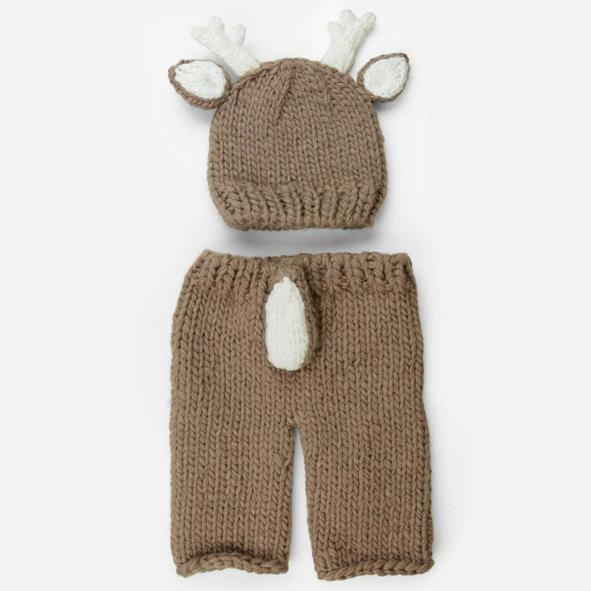 Hartley Deer Hat and Pant Newborn Set