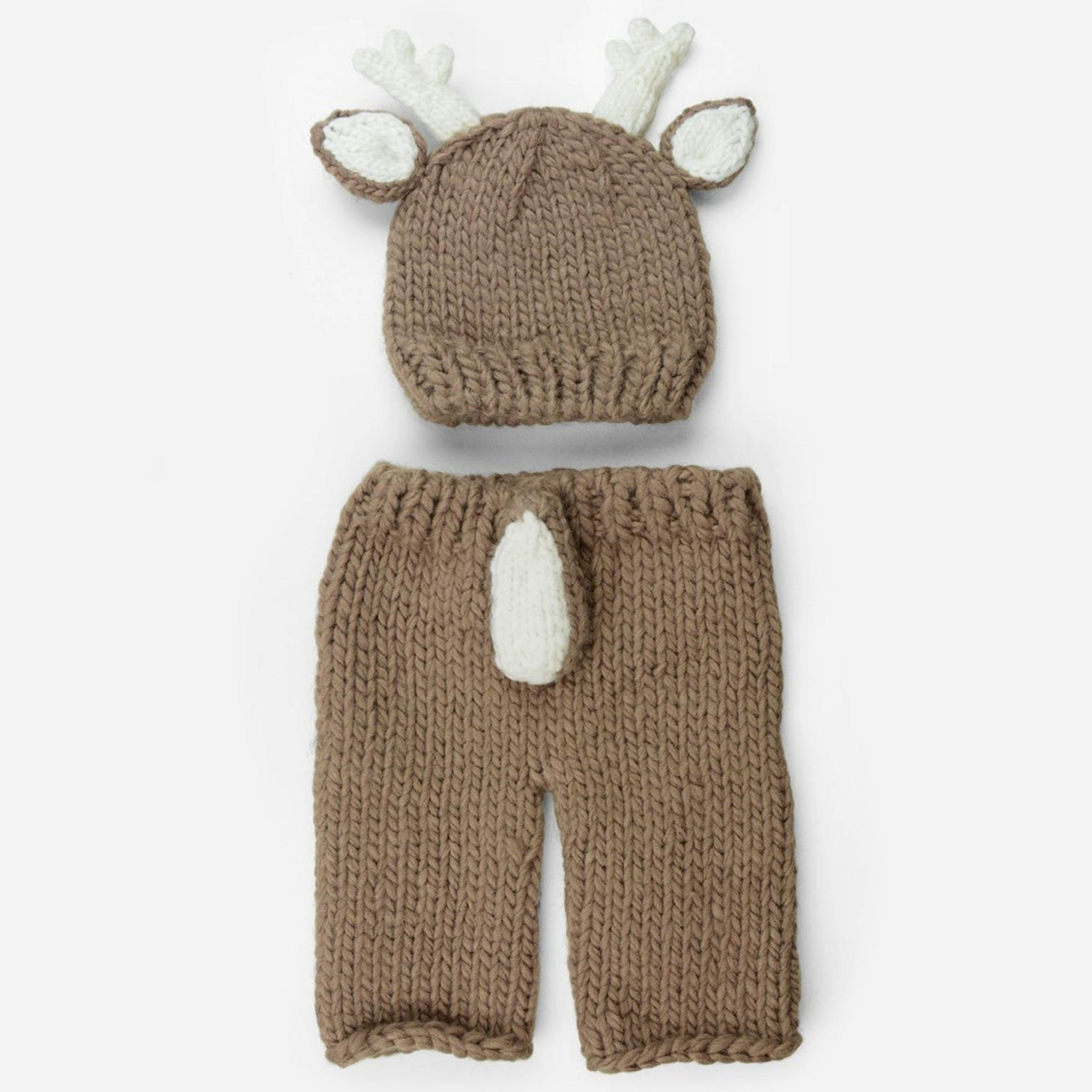 Hartley Deer Hat and Pant Newborn Set