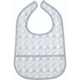 The Wipe It Bib in Navy Floral