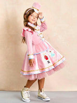 Pink Nutcracker Holiday Dress & Headband for Girls