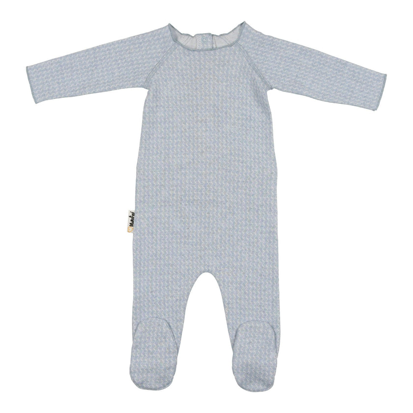 Wave Stripe Footie