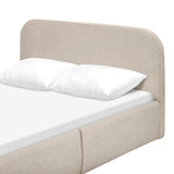 Nara Full Floor Bed in Performance Beach Eco-Weave
