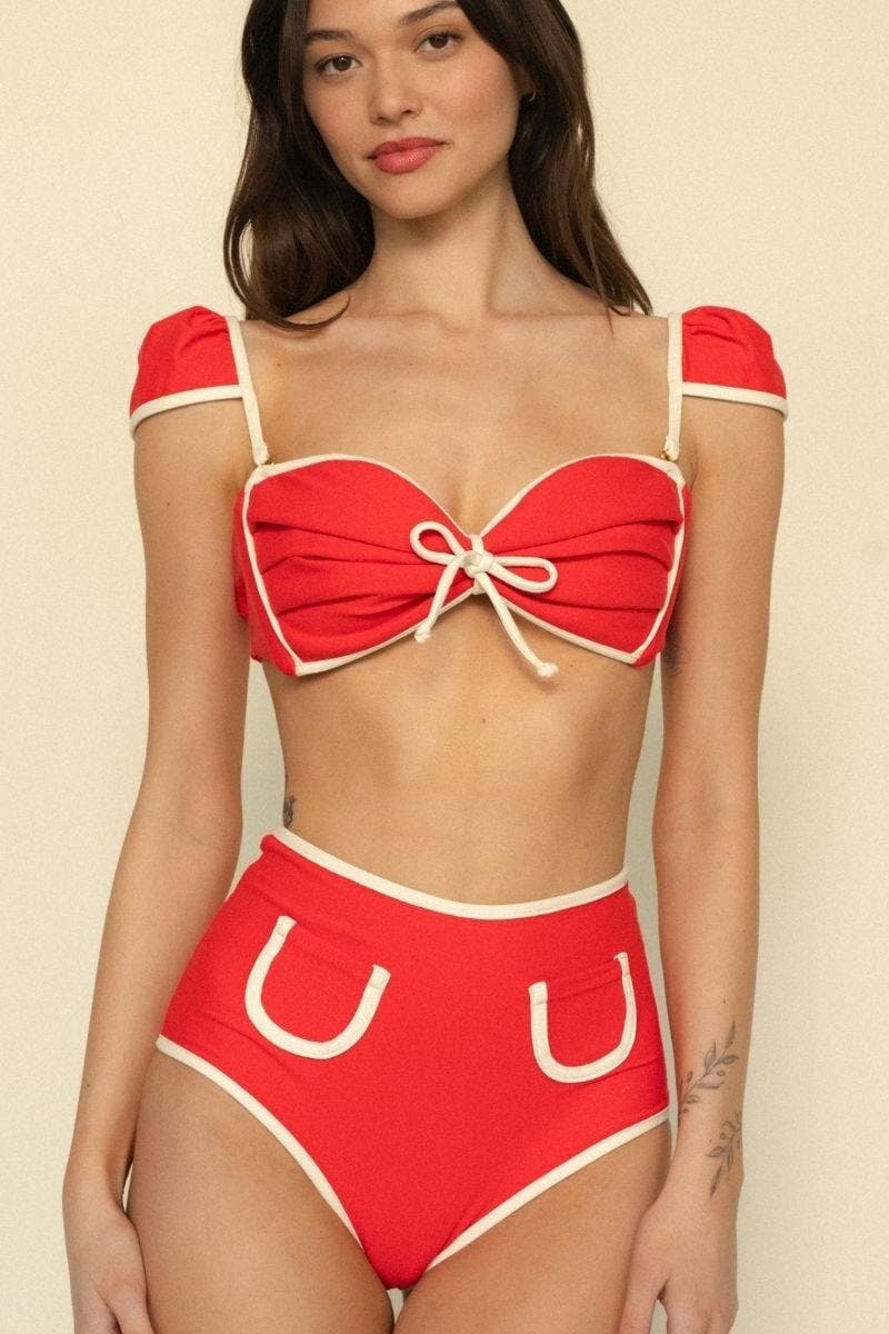 Cabana Bow Bikini Top