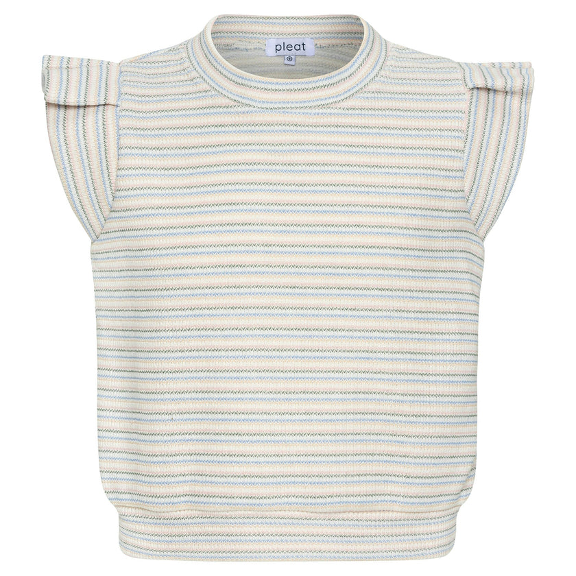 Olivia Top Macaron Stripe Knit
