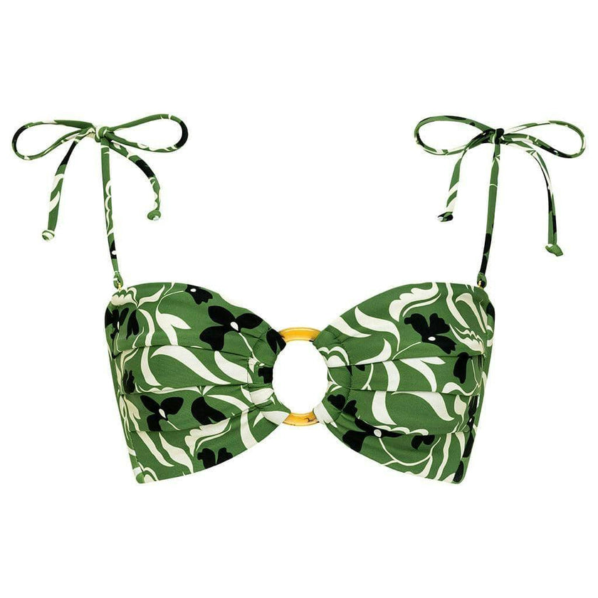Tori Ties Bandeau Bikini Top