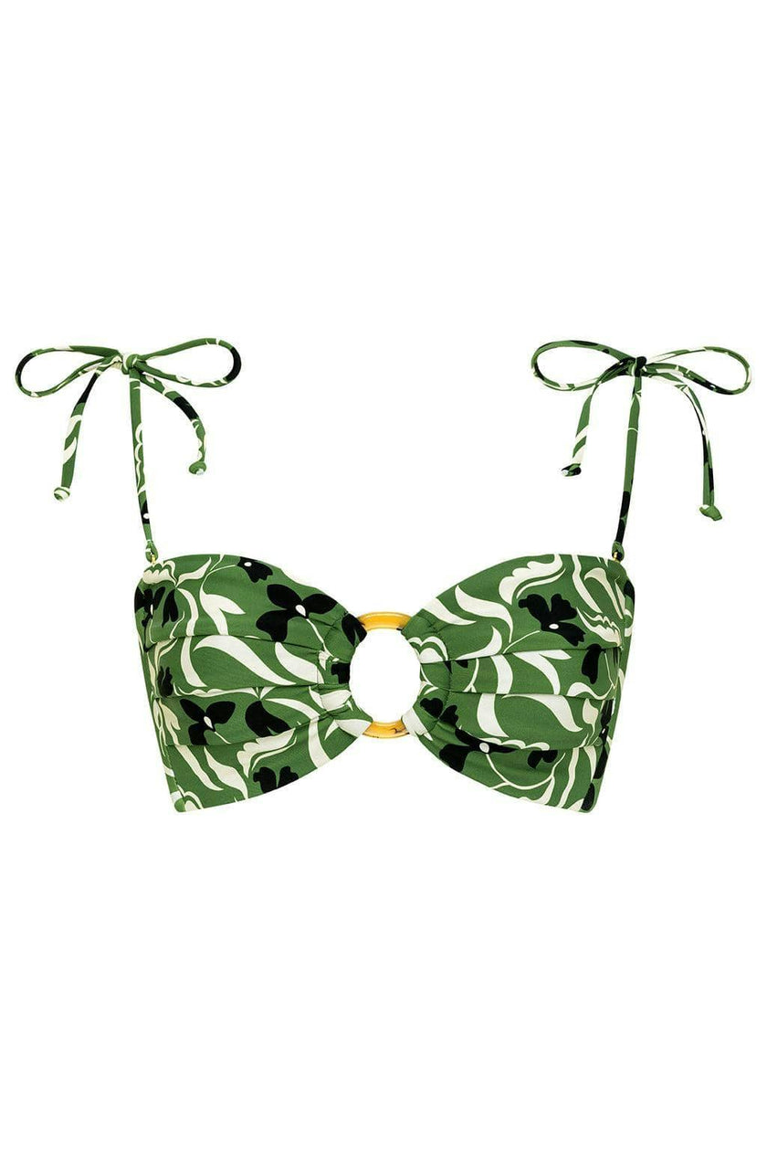 Tori Ties Bandeau Bikini Top