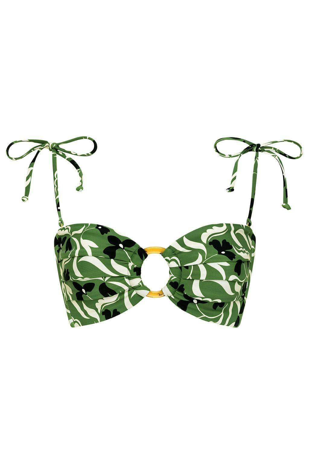Tori Ties Bandeau Bikini Top