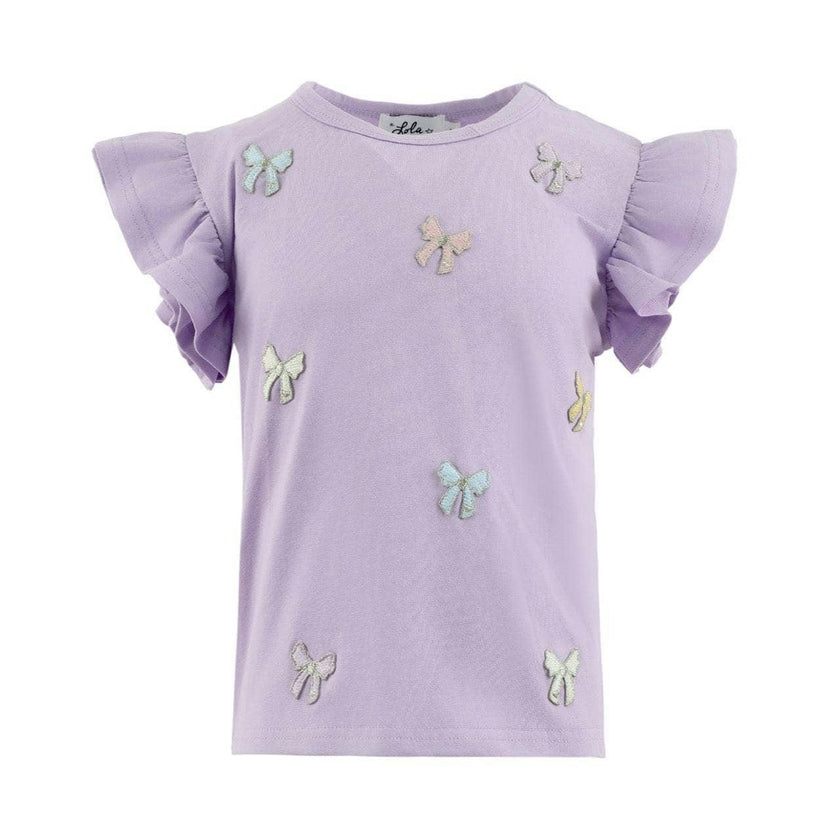 Lavender Pretty Bows Short Set