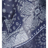 Cotton Saline Pareo Navy Bandana, Navy Bandana