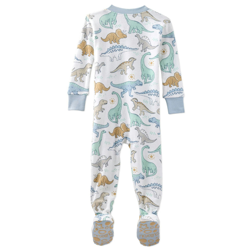 CRUZ Snug-fit Footed Baby Boys Pajamas