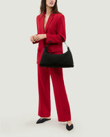 Porto Medium Half-Moon Bag | Onyx
