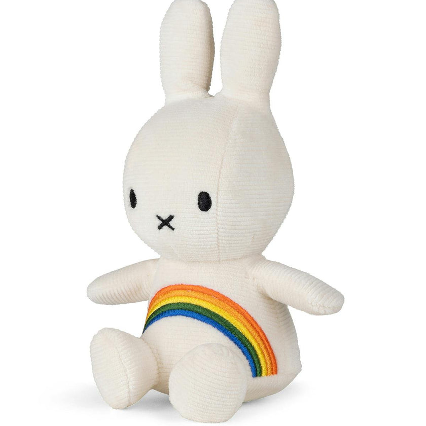 Plush Miffy Rainbow Offwhite 7"