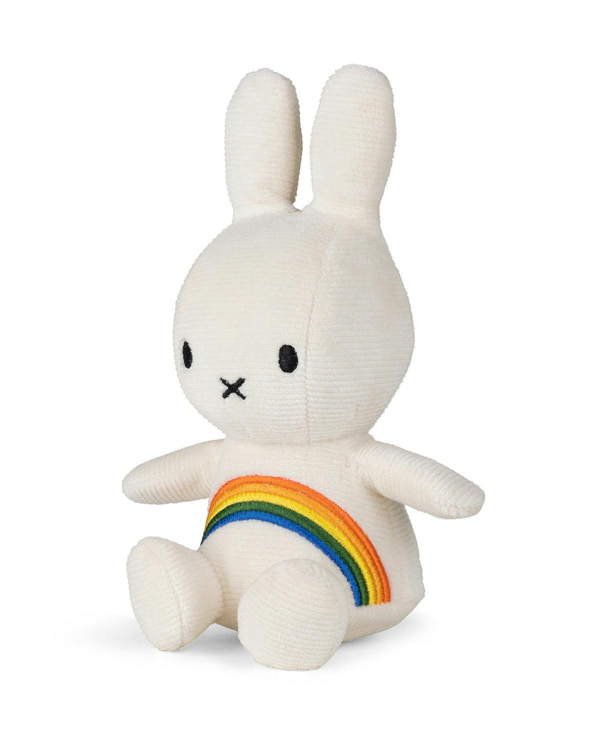 Plush Miffy Rainbow Offwhite 7"