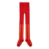Red Orange Stripe Meepia Tights