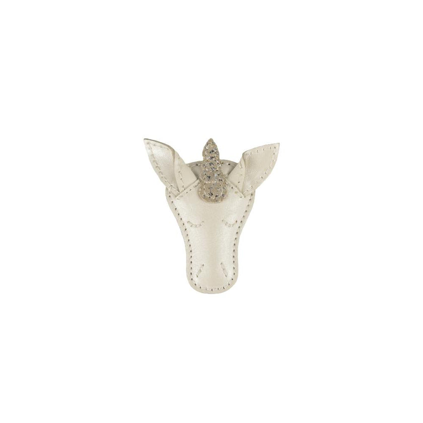 Blinc Clip | Unicorn | Off White Metallic Leather