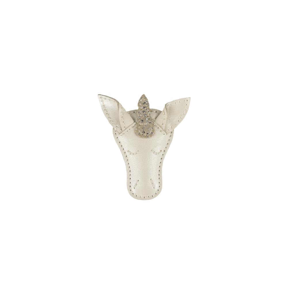 Blinc Clip | Unicorn | Off White Metallic Leather