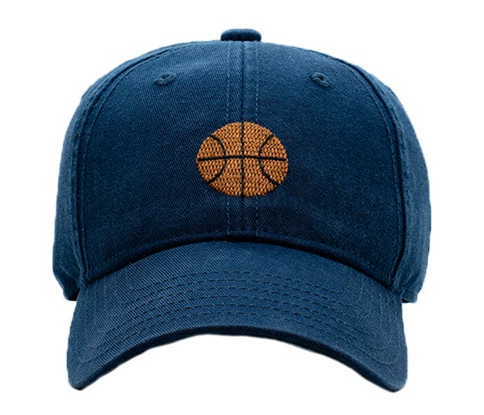 Basketball Baseball Hat, Blue