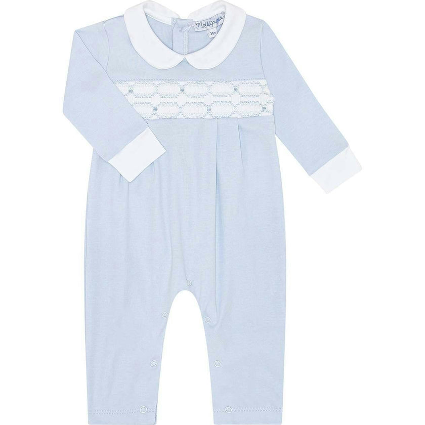 Signature Smocked Boys Playsuit