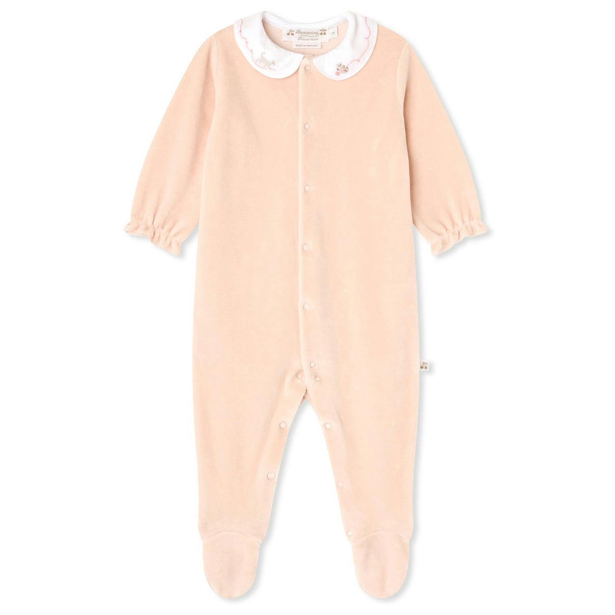 BONPOINT Tintina Kitty Pajamas - Rose