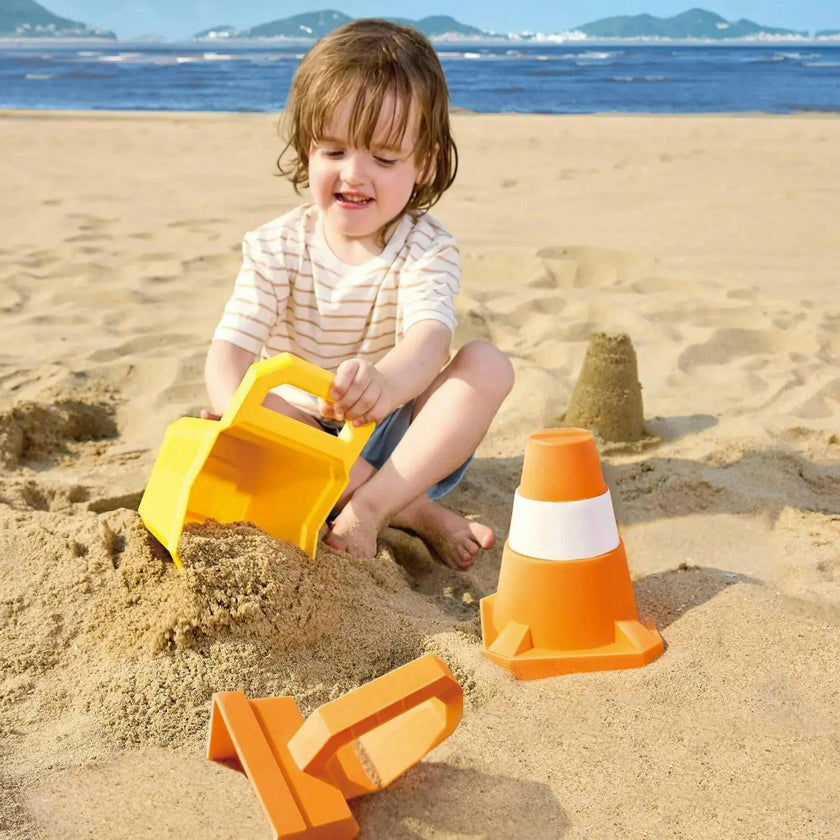 Sand Construction Playset - 4pc Beach Toy Set